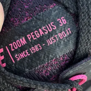 Nike Air Zoom Pegasus 36 Running Shoes Women's 9.5 Black Pink Blast AQ2210-002 thumbnail 9