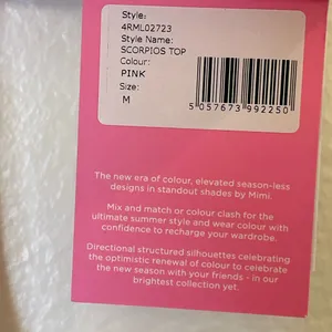 4TH‎ RECKLESS NWT Knit Set Pink Scorpios Trouser Size S and Crop Top Size M thumbnail 14