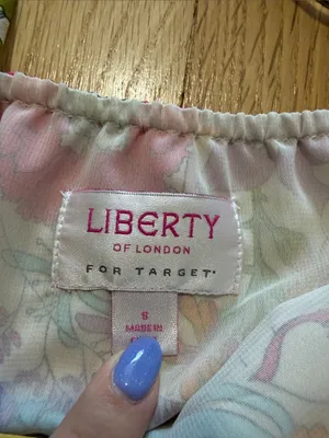 Liberty of London for Target Retro Floral Printed Halter Dress Sz S thumbnail 4