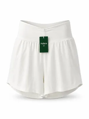 NWT Halara SoftlyZero Airy 2-in-1 Yoga Shorts 5 Inch White Women’s M thumbnail 2