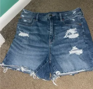 American Eagle Jean Shorts Super High-Rise Curvy 8 thumbnail 1