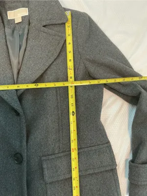 MICHAEL Michael Kors Dark Gray Single-Breasted Trench Coat thumbnail 5