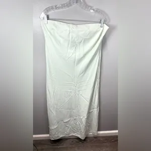 Aritzia‎ Babaton Mint Green Resolution Maxi Strapless Dress Size XL thumbnail 2