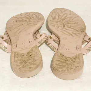 Jack Rogers Size 10 Georgica Jelly Blush Pink Sandals Flats Flip‎ Flops thumbnail 5