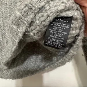 Nili Lotan Alpaca Wool Knit Grey Sweater Gray thumbnail 7