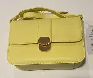 🔆 Canery Yellow with Gold accent dual Purse. Crossbody or clutch. 🔆 thumbnail 1