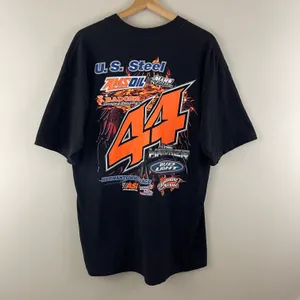 Darrell Nelson Vintage Black Orange Double Trouble No. 44 Racing Graphic Tee thumbnail 8