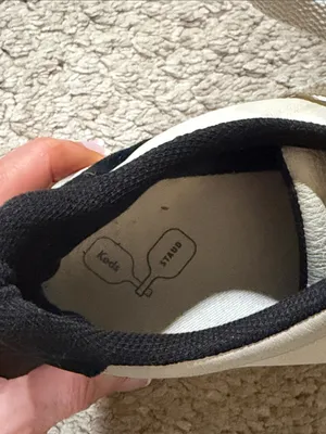 Staud x Keds The Court Sneakers in Black/Cream VGUC thumbnail 5