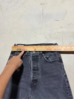 Levi’s premium Ribcage straight ankle black Jeans 26 thumbnail 3