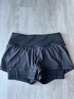 Lululemon Break Free Short 2.5" Black Size 4 Like New thumbnail 3