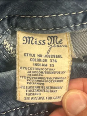 ⁠Miss Me Mid-Rise Easy Bootcut Embellished Sequins Studs Womens Jeans Size 30 thumbnail 11