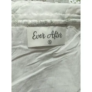 Ever After Floral Embroidered Maxi Dress Cottagecore Wedding Guest Long Sleeve S thumbnail 14