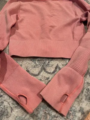 Pink Aerie Top Long Sleeve Henley thumbnail 3