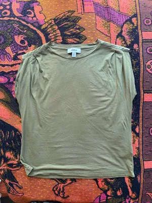 Jason Wu army green muscle t‎ like new size S thumbnail 2