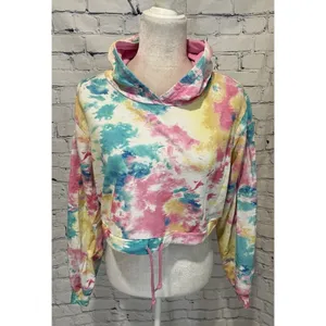 Swimsuits For All Camille Kostek Collection Crop Hoodie Cotton Sorbet Large thumbnail 2
