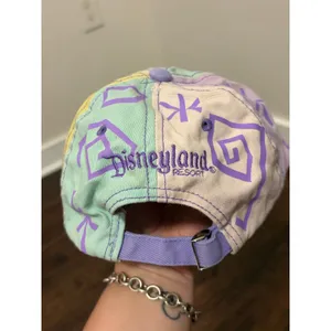 Disney Parks Hat Spinning Teacups Busy Gettin Dizzy Pastel Colors Baseball Cap thumbnail 2