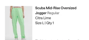 Lululemon Scuba Sweatpants Joggers thumbnail 3