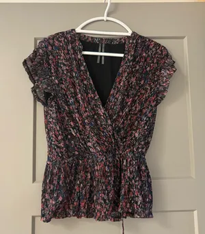 Anthropology shimmery top Purple Size XS thumbnail 1