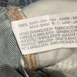 Zara Blue Denim Cuffed Jean Short Women’s 4 thumbnail 3