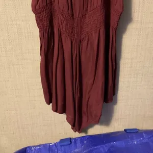 Brandy Melville Burgundy Jumpsuit thumbnail 5