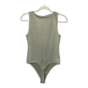 American Eagle Green Scoopneck Thong Bodysuit, XS‎ thumbnail 7