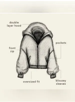NWT! Blogilates Target X - Women's Marshmallow Full Zip Hooded Sweatshirt Size L thumbnail 7
