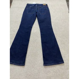 American Eagle Kick Boot Jeans Womens 4 Blue Medium Wash Mid Rise Stretch Denis thumbnail 13