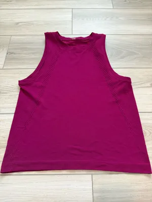 Lululemon Train to Be Tank Top - Magenta Purple thumbnail 5