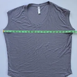 Athleta‎ Cloudlight Rib Stratus Tee Lavender Purple Sleeveless Ribbed Women's S thumbnail 8