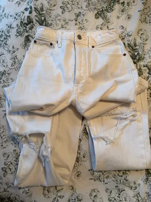 Abercrombie Curve Love Straight Jeans 25L thumbnail 4