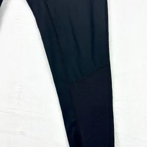 Moto Leggings Size 12 Cropped Black Athletic Athleisure READ thumbnail 4