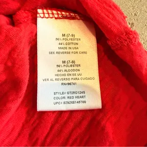 Source Unknown Red I Love USA Tank Top Size M thumbnail 7