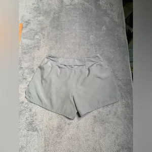 Nike dri-fit Women's Gray Athletic Shorts small thumbnail 5