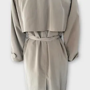 Brooks Brothers Belted Trench Coat Water Repellent Wool Lining Women's 8 Minimal thumbnail 4
