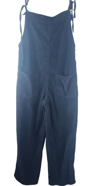 Unban Outfitters BDG Black Corduroy Overalls adjustable strap Front Pocket S thumbnail 1
