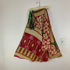 Boutique Reversible Maxi Wrap Skirt BINW418 thumbnail 2