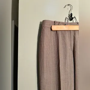 346 Brooks Brothers Women's Size 4 Wool Trousers Dress Pants Brown Tan Plaid thumbnail 4