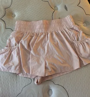 Light Pink Free People Movement Shorts thumbnail 1