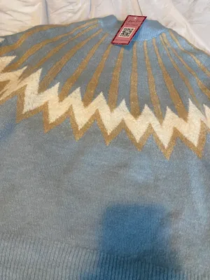 Moon Ryder BNWT blue cr aspen sweater thumbnail 9
