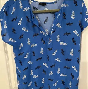 Blue Women's Top by Ann Taylor thumbnail 1