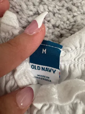 White Old Navy Top Tank thumbnail 2