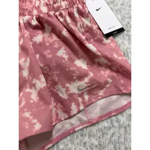 Nike‎ Dri-FIT Women XS Pink Tie Dye Cloud Wash Running Shorts HJ1096-699 NEW thumbnail 2