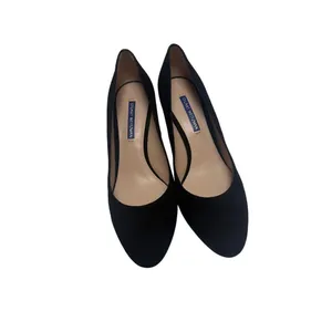 Stuart Weitzman Black 3" Suede Heels Sz. 8 thumbnail 3