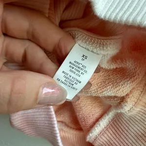 Aerie 90’s Tie Dye Oversized Relaxed Hoodie Pink Peach Boho Comfort Size XS thumbnail 5