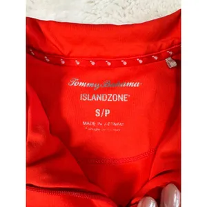 Tommy Bahama IslandZone Red Half Zip Golf Top S/P Women Performance Tennis UPF thumbnail 3