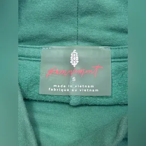 FreePeople Movement Oversized Mock Neck Back Zip Green Longline Sweatshirt Tunic thumbnail 16
