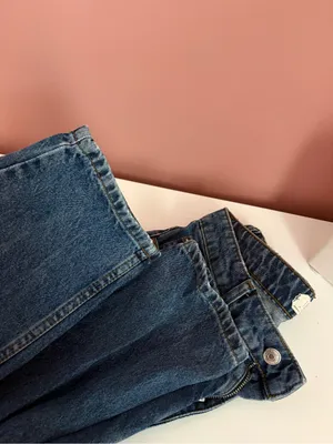We The Free Women's Relaxed Dark Blue Denim Jeans thumbnail 3