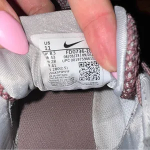 Nike V2K Run Smokey Mauve, Cobblestone, Light Smoke Grey, Low Top Sneakers W 11 thumbnail 7