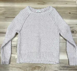 Yes Lola Light Pink Fuzzy Soft Sweatshirt Women’s XS thumbnail 1