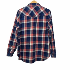 American Eagle Boyfriend Fit Shirt Womens XL Plaid Snap Button Western Cowgirl thumbnail 4